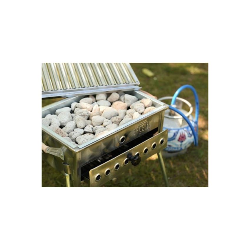 Lav Taşlı Tüplü Mangal 