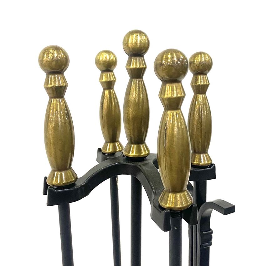 Hun Maşa Takımı 5 Saplı Yuvarlak Eskitme