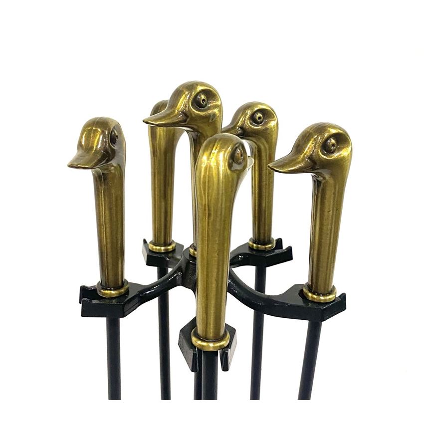 Hun  Maşa Takımı 6 Saplı Ördek  Başlı Eskitme