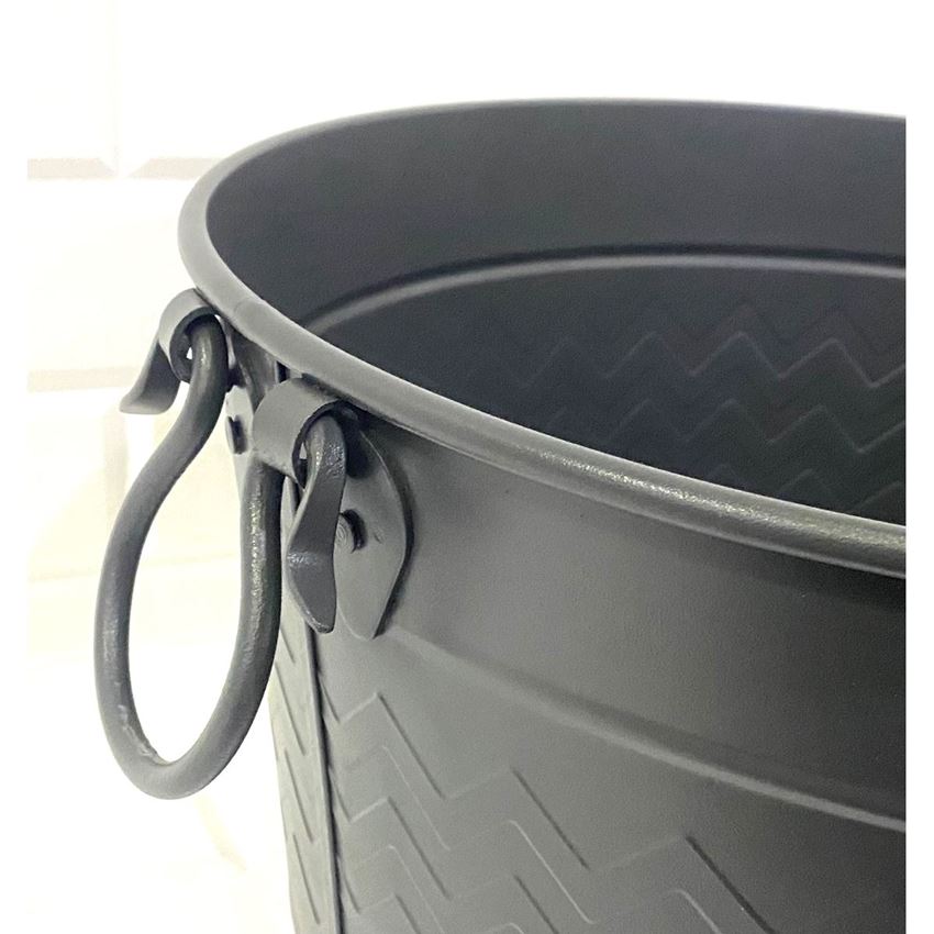 Hun Yuvarlak Odun Kovası