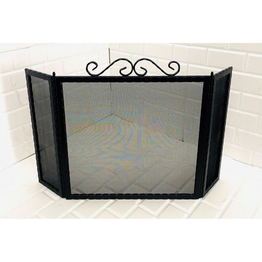 Hun Şömine Siperlik Ferforje Desenli