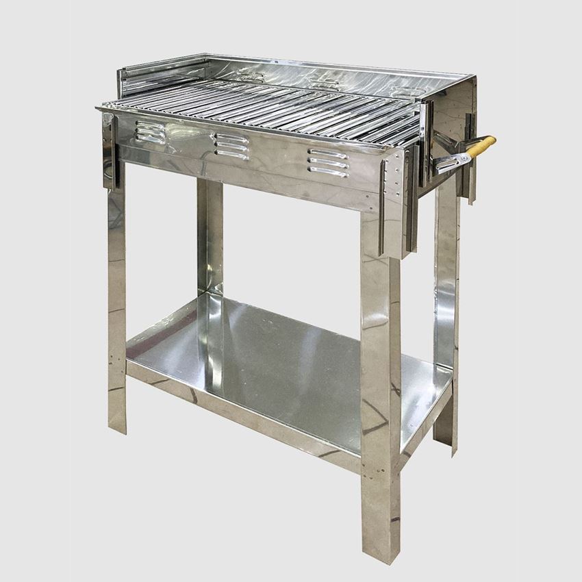 Hun Paslanmaz Bahçe Mangalı 50 cm