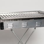 Hun Paslanmaz Kademeli Katlanabilir Ayaklı Mangal 60 cm